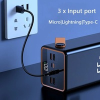 Batterie externe 70000mAh grande capacité, charge rapide 22.5w, alimentation de secours pour ordinateur portable et téléphone portable, compatible avec IOS et Android