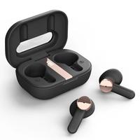 Écouteurs sans fil TWS de style rétro, décoration électro-plaquée, écouteurs Bluetooth intra-auriculaires confortables, casque audio stéréo