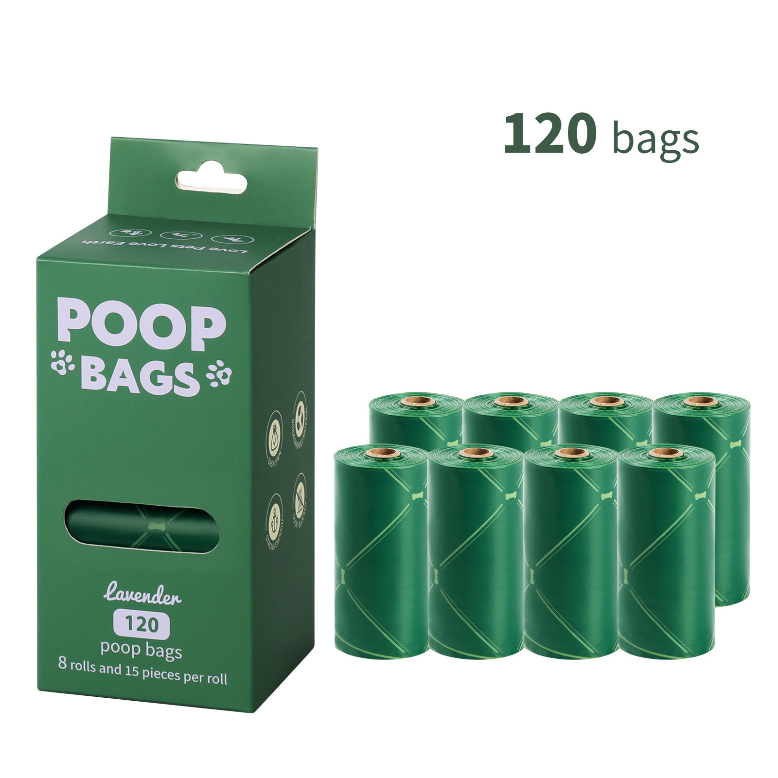 En caja de 8 rollos.