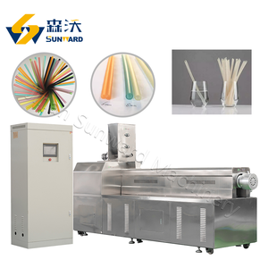 Pailles de riz comestibles biodégradables écologiques Machine à noyaux de boîte de vitesses ligne de traitement équipement machines de fabrication de paille - Product Image 3