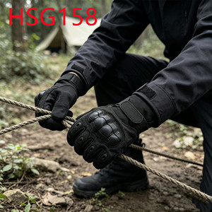 HY,Hard Shell Knuckle Protection Men/<strong>women</strong> Tactical Gear Gloves <strong>Wilderness</strong> Survival Training Precision Fit Combat Gloves HSG158 - Product Image 1
