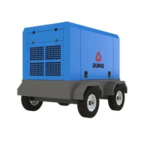 Low Noise 5.5Kw 7.5Kw 11Kw Industrial Type Compressor 10Hp 15Hp 20Hp Portable Silent Style Electric Piston Air Compressor 7.5 Kw