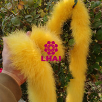 Vente en gros de boa en plumes de marabout de dinde naturelles, douces et moelleuses, de plusieurs couleurs, 2 m, 40 g, pour vêtements de nuit, robes, costumes de carnaval, décorations