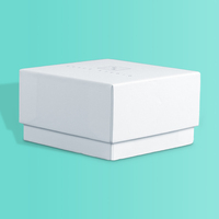 Vente en gros carton personnalisé boîte d'emballage cadeau en carton boîte à bijoux avec tampon en mousse