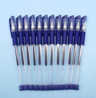 Stylo neutre pour l'école et le bureau, fournitures de papeterie, pointe bille 0,5 mm, encre bleue, noire, rouge, stylo gel tricolore, vente en gros