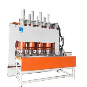 Hot sale 2070*2800mm 7*9ft hydraulic laminating melamine chipboard mdf short cycle hot press machine production line