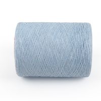 Ne 7s/1 Blue Open End Cotton Carded Polyester Blended Yarn Recycled Knitting Spun Yarns Making Jeans Cloth Melange Yarn