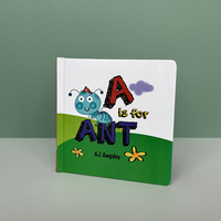 Sert meşgul Mini abc alfabe çeşitli İngilizce bebek Boardbook çocuklar çocuk hikayesi özel talep üzerine karton kitap Set baskı hizmeti
