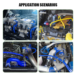 Tubería de Silicona de Alto Rendimiento para Radiador e Intercooler, Transferencia de Refrigerante - Formas Personalizadas con 250 ° Clasificación C/1.8MPa - Product Image 5