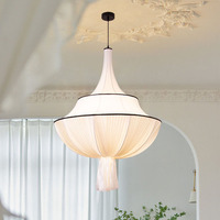Rétro Wabi Sabi Lampe Pour Salon Restaurant Chambre Loft Étude Décorations Pour La Maison Hall Lumière Français Pendentif Médiéval Lampe