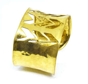 2024 turco artesanal plata azul latón joyería embalaje regalo de Navidad África oro gran pátina acabado latón brazaletes brazalete joyería - Product Image 5