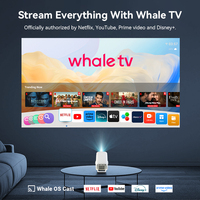 Hotack X3AA Smart Android TV inalámbrico de corto alcance Proyector portátil HD 1080p Home Theater Video 4K Proyector