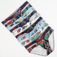 Caleçons boxers pour hommes sans coutures, respirants, élastiques, taille basse, avec motif triangle imprimé, culottes U-convexes, sous-vêtements intimes pour hommes gays