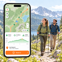Développement d'une application de navigation de randonnée haut de gamme pour iOS et Android avec cartes hors ligne, itinéraires GPS et découverte de sentiers - LionCreate