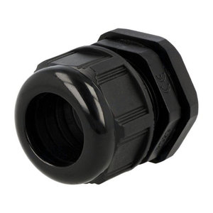 Prensaestopas de nailon PG29 color negro para protección de conductos eléctricos - Product Image 1