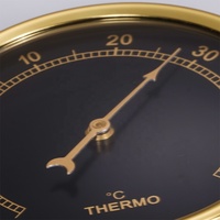 Termómetro bimetálico mecánico de material metálico, termómetro de aire ambiente industrial doméstico