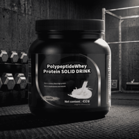 Poudre de Protéine de Lactosérum à Base de Polypeptides de Vanille OEM/ODM, Riche en Protéines avec Multivitamines pour le Fitness et la Nutrition Quotidienne