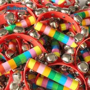 Hochet en bois et plastique semi-circulaire pour bébé, jouet musical apaisant, instrument de percussion Orff pour la danse précoce des enfants - Product Image 6