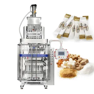 Machine d'emballage automatique de sachets de sucre blanc, 5g, verticale, 8 voies, 10 voies