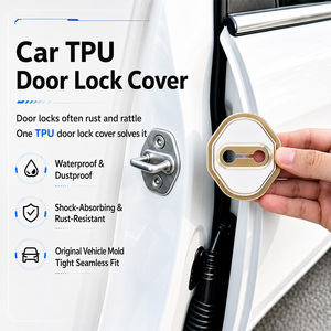 Innofit Funda de TPU de alta calidad para cerradura de puerta de coche para <span class=keywords><strong>Mazda</strong></span> LYNK&CO Hyundai Honda Jaguar Landrover Kia - Product Image 2