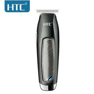 HTC AT-229C يو إس بي احترافي شحن T-شفرة الصفر قطع مع بطارية ليثيوم قوة قوية مقص الشعر