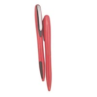 Stylo plume de haute qualité rouge grand format à pointe active, avec étui de papeterie, promotion du fabricant