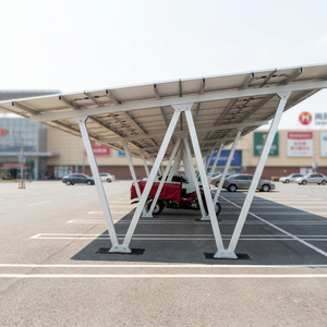 Système de <span class=keywords><strong>montage</strong></span> de carport solaire à installation rapide, avec éléments préfabriqués et composants adaptés, conçu pour les professionnels de la pose sur les sites de stationnement - Product Image 1