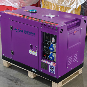 Générateur portable silencieux refroidi par air et eau de 5 kW, 6 kW, 7,5 kW, 8 kW, 10 kW, 15 kW, groupe électrogène 10 kVA, vente directe usine - Product Image 1