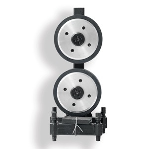 Polea de Alambre de Diamante de 200 mm de Diámetro, Soporte de un Solo Lado, Modelo Universal, Guía de Alambre Doble Ajustable, Rueda Direccional de Tipo Abierto - Product Image 2