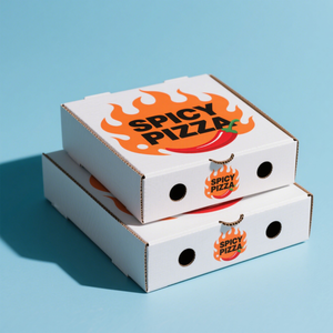 2025 Hot Selling Custom Design Printed 8/10/12/16 Inch Packing Big Small Takeaway Pizza Box With Your Own Logo - Product Image 5
