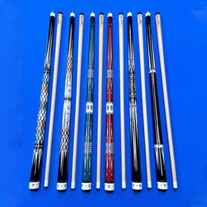 Taco de Billar de Madera de Arce con Punta de Diamante de 13mm y 57 Pulgadas de Alta Calidad a Precio Mayorista para Clubes y Salones de Billar - Product Image 1
