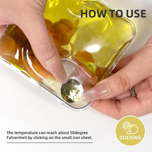 Umweltfreundliches Wiederverwendbares Wärmepad zur Schmerzlinderung Gelbes Wärme- und Kältepack Tragbarer Handwärmer - Product Image 2