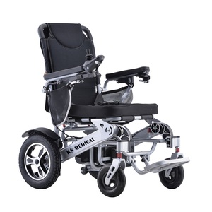 Fauteuil roulant électrique léger en alliage d'aluminium KSM-606, inclinable automatiquement, design pliable, moteur 500W-700W, confortable et pliable - Product Image 1