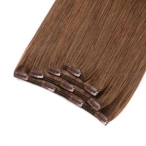 Extensions de cheveux européennes en gros, 100% Remy Virgin Brazilian, type clip-in, cheveux humains de haute qualité - Product Image 3