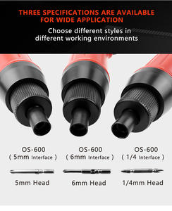 OS-600-5/6 OS-600-1/4 <span class=keywords><strong>Destornillador</strong></span> eléctrico industrial y de bricolaje con motor de cepillo Tipo de enchufe directo semiautomático 220-240V AC - Product Image 3