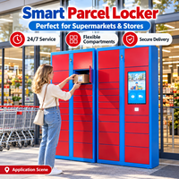Système automatisé de réception et de récupération de colis pour les complexes d'appartements, casier intelligent pour la réception de courrier