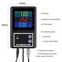 6 en 1 pH Température CE compteur TDS testeur Multiparamètres analyseur de qualité de l'eau équipement de surveillance pour natatorium