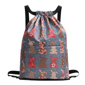 Custom Printing Heavy Duty Men Lightweight Sport Gym <b>Bag</b> <b>String</b> <b>Bag</b> Folding Drawstring Backpack With Logo - Product Image 6