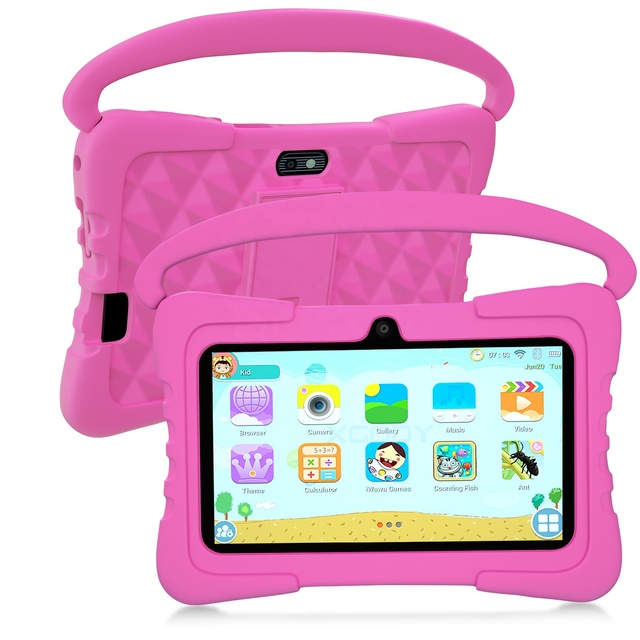 Kids Gift 7inch Tablet OEM Android10 Tablet A133 Quad Core Screen with Dual Camera 4000mah WiFi Tablet Educational for Kids