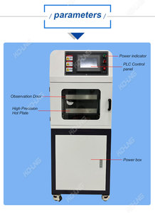 Máquina automática de vulcanización plana PLC neumática para uso en laboratorio de vulcanización de plástico de caucho CE ISO Control digital de alta eficiencia - Product Image 5