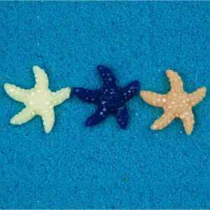 Ornements d'étoiles de mer en résine colorée, décorations d'aquarium à fond plat pour réservoir d'animaux de compagnie, 10 couleurs, tailles mixtes, petites - Product Image 4