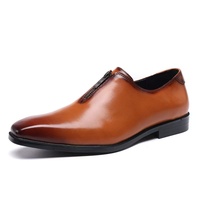 Chaussures Derby basses pour hommes, style britannique, formelles, à bout pointu, richelieu polies pour le travail, grandes tailles 38-46