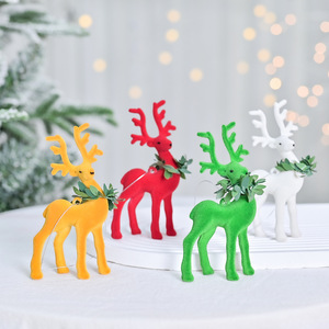 Décoration <span class=keywords><strong>de</strong></span> Noël colorée en forme d'elfe pour arbre artificiel, en plastique durable, ornement festif écologique pour intérieur, cadeau - Product Image 1