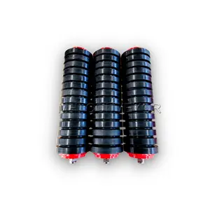 Hot Sale Impact Roller CEMA Standard Rubber Rings Coated Conveyor Roller