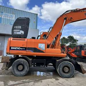 Escavatore utilizzato <span class=keywords><strong>Doosan</strong></span> 210 Made in corea basso prezzo usato Used <span class=keywords><strong>Doosan</strong></span> escavatore escavatore per ruote DH210W-7 per la vendita - Product Image 4