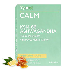 Tiras Orales de Ashwagandha OEM/ODM, Reduce el Estrés, Mejora la Claridad Mental, Sin Azúcar, Sin Gluten, Suplemento Dietético Vegano para Adultos - Product Image 1