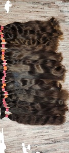 Extensions naturelles de cheveux humains Silky Straight Wave Bande de cheveux vierges de haute qualité Ins Double Best Quality Wigs Bundles - Product Image 2