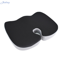 Coussin de siège en mousse à mémoire de forme antidérapant pour soutien arrière de voiture sciatique coccyx soulagement de la douleur oreiller fauteuil roulant coussin de chaise de bureau