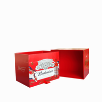 Boîte en carton d'emballage pour 6 bouteilles de bière, impression personnalisée de luxe, design exquis, fabriqué en Chine STPP