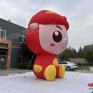 Personnage de dessin animé géant gonflable personnalisé Aero IP, mascotte professionnelle gonflable GG Bond, <span class=keywords><strong>Superman</strong></span> cochon - Product Image 4